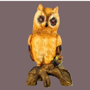 Vintage Great Horned Owl Ardalt Lenwile China Figurine Made in Japan